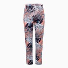 Брюки женские с принтом, цвет белый/розовый, размер 46 - фото 34640708