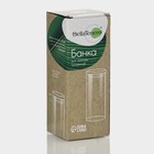 Банка для хранения BellaTenero «Эко», 300 мл, 5.5×15.5 см, с бамбуковой крышкой, стекло, прозрачная - Фото 8