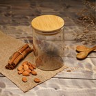 Банка стеклянная для сыпучих продуктов Magistro «Эко», 550 мл, 8.5×12.5 см - Фото 7