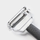 Овощерезка универсальная Magistro Vegan pro, 7 насадок, овощечистка, контейнер, чёрно-белая - Фото 14