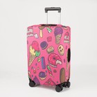 Чехол на чемодан 28", цвет розовый - фото 9715331