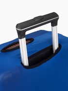 Чехол на чемодан на колёсах, 20" (S), однотонный, синий - Фото 4
