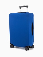 Чехол на чемодан на колёсах, 28" (L), однотонный, синий - Фото 2