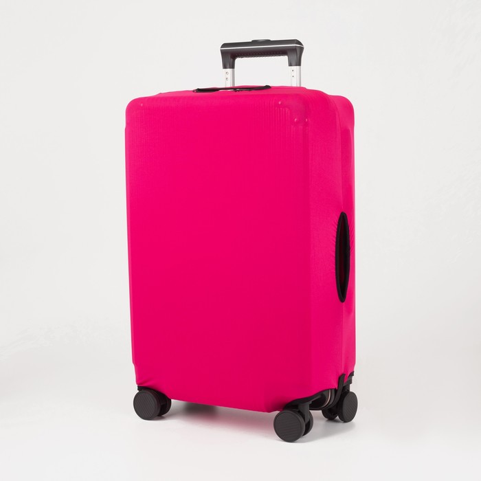 Чехол на чемодан 20", цвет розовый - Фото 1