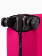 Чехол на чемодан на колёсах, 20" (S), однотонный, розовый - Фото 6