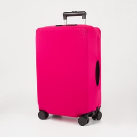 Чехол на чемодан 24', цвет розовый