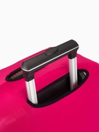 Чехол на чемодан на колёсах, 24" (M), однотонный, розовый - Фото 4