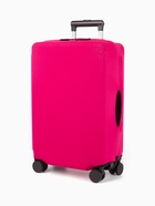 Чехол на чемодан на колёсах, 28" (L), однотонный, розовый - Фото 2