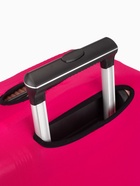 Чехол на чемодан на колёсах, 28" (L), однотонный, розовый - Фото 4