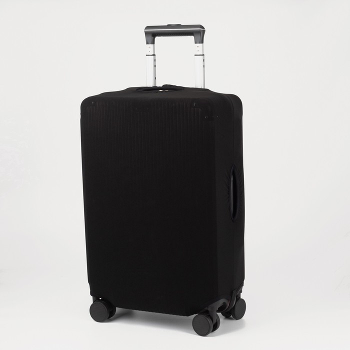 Чехол на чемодан 24", цвет чёрный - Фото 1