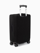 Чехол на чемодан на колёсах, 24" (M), однотонный, чёрный - Фото 3