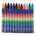 УЦЕНКА Мелки восковые 12 цветов "Классика", круглые - Фото 2