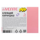 Клей-карандаш на основе PVP, 8 г, deVENTE Pastel, быстро сохнет на бумаге, с длительным сроком хранения, МИКС х 4 цвета, картонная коробка (комплект 24 шт) - фото 21840873