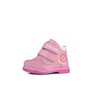 Ботинки детские, размер 23, цвет розовый - Фото 3