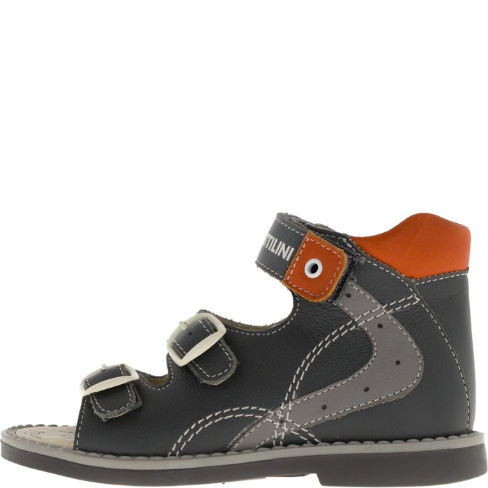 Сандалии детские, размер 19, цвет серый