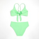 Купальник женский раздельный MINAKU «Summer joy» цвет салатовый, размер 42 - фото 43981932