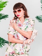 Серьги висячие «Шар плетеный», цвет розовый в серебре, 6.5 см - Фото 7