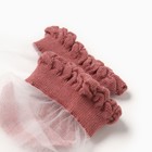 Носки женские стеклянные MINAKU «Цветы», цвет розовый, р-р 36-37 (23 см) - Фото 4