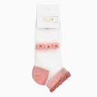 Носки женские стеклянные MINAKU «Цветы», цвет розовый, р-р 36-37 (23 см) - Фото 7