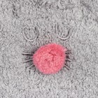 Носки женские махровые MINAKU с ушками, цвет серый, размер 36-39 (23-25 см) - фото 21581116