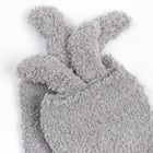 Носки женские махровые MINAKU с ушками, цвет серый, размер 36-39 (23-25 см) - фото 21581117