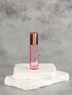 Флакон стеклянный для парфюма, с металлическим роликом, 10 мл, цвет розовый, розовое золото - Фото 2