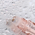 Флакон стеклянный для парфюма, с металлическим роликом, 5 мл, цвет розовый/розовое золото - Фото 3