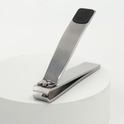 Кусачки книпсер педикюрные, 9 см, прорезиненная ручка - Фото 3