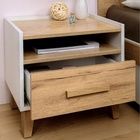 Тумба прикроватная «Айрис 41», 486×358×445 мм, цвет белый/дуб золотистый - Фото 2