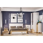 Комод «Айрис 45», 600 × 420 × 1078 мм, цвет белый / дуб золотистый - фото 12523276