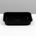 Туалет перламутровый средний с сеткой 36 х 26 х 6,5 см, чёрный - фото 47268292