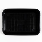 Туалет перламутровый средний с сеткой 36 х 26 х 6,5 см, чёрный - фото 47268294