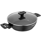 Сотейник с крышкой 26 см, Vensal Velours, чёрный - Фото 1