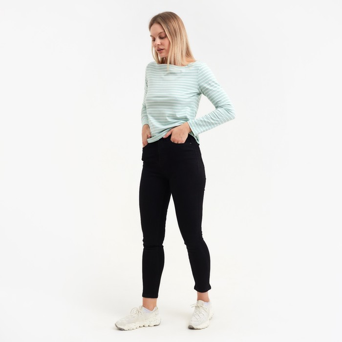 Джинсы женские, цвет черный, размер 29 54024