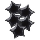 Шар фольгированный 21", звезда, набор 5 шт., цвет чёрный - фото 7485464