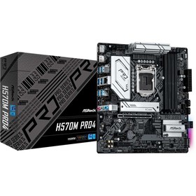 Материнская плата Asrock H570M PRO4, LGA1200, H570, 4xDDR4, HDMI, mATX