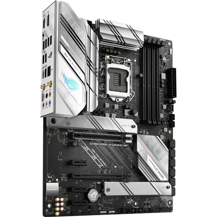 Материнская плата Asus ROG STRIX B560-A GAMING WIFI, LGA1200, B560, 4xDDR4, HDMI, ATX - фото 51301131