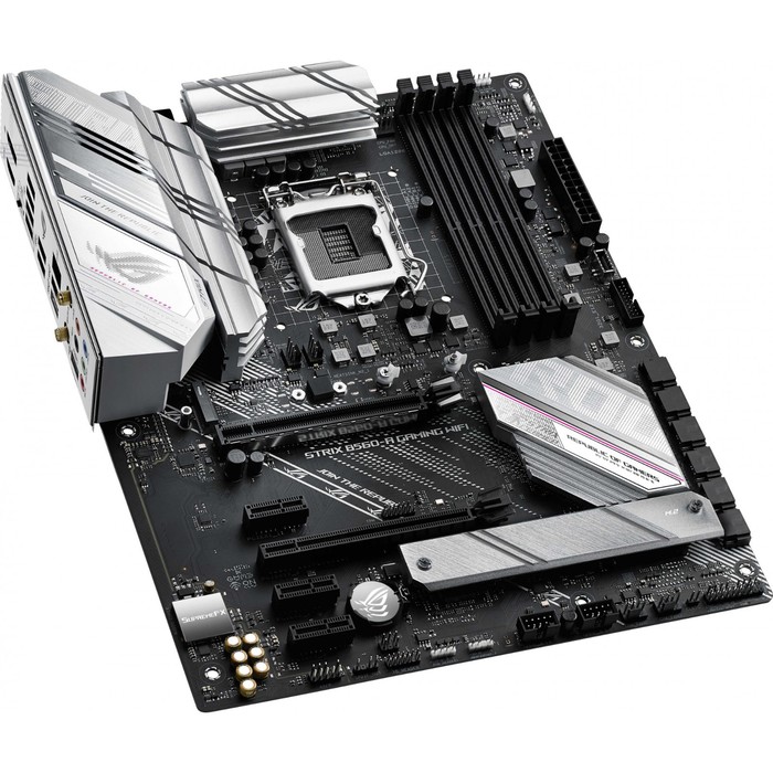 Материнская плата Asus ROG STRIX B560-A GAMING WIFI, LGA1200, B560, 4xDDR4, HDMI, ATX - фото 51301132