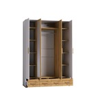 Шкаф для одежды и белья «Айрис 555», 1578 × 596 × 2285 мм, цвет белый / дуб золотистый - Фото 3