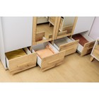 Шкаф для одежды и белья «Айрис 555», 1578×596×2285 мм, цвет белый/дуб золотистый - Фото 6