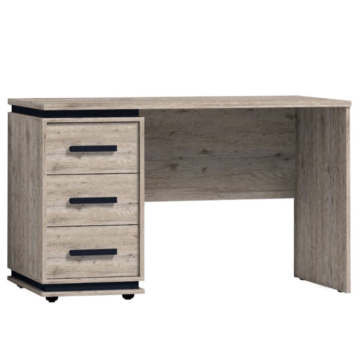 Стол письменный Nature 84, 1230×590×750 мм, цвет гаскон пайн/чёрный - Фото 1