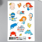 Татуировка на тело "Мини русалки" 10х15 см 7830712