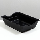 Туалет глубокий без сетки 36×26×9 см, чёрный - Фото 2