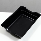 Туалет глубокий без сетки 36×26×9 см, чёрный - Фото 4