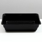 Туалет глубокий с сеткой 36×25×9 см, чёрный - Фото 3