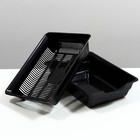 Туалет глубокий с сеткой 36×25×9 см, чёрный - Фото 5