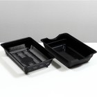 Туалет глубокий с сеткой 36×25×9 см, чёрный - Фото 6