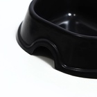 Миска 2×200 мл, чёрная - Фото 5