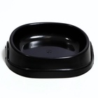 Миска №1 «Нулевка» 200 мл, 13.5×12.5×3 см, чёрный - Фото 3