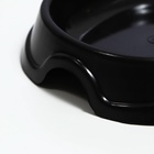 Миска №1 «Нулевка» 200 мл, 13.5×12.5×3 см, чёрный - Фото 5